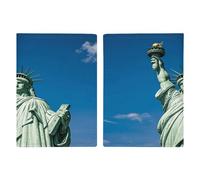 Statue of Liberty Passport Card Holder Travel Passport Covers Case Pu Passport Book Cover Passport Wallet Cover Case Passport Protective Cover Unisex Passport Protector, style, 20.3x13.8cm