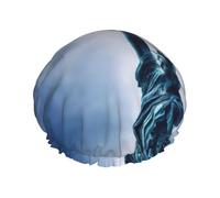 Statue Of Liberty Shower Caps For Women, Elastic And Reusable Bath Caps, Double Waterproof Layers Shower Cap, Bathing Shower Caps