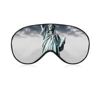 Statue of Liberty Sleeping Mask, Light Blocking Eye Mask, Comfortable and Soft, Eye Cover with Elastic Band, Suitable for Men and Women, Suitable for Travel/Sleeping