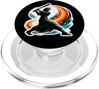 Statue Of Liberty Swinging Baseball Bat American Softball PopSockets PopGrip for MagSafe