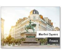statue of Saint Joan of Arc on Martroi Square, Orleans, France, Fridge Magnet