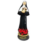STATUE OF SAINT RITA OF CASCIA CM 20 HAND PAINTED
