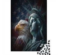 Statue of The Goddess 38x26cm/1000pcs Erwachsenenpuzzle - Bald Eagle Erwachsenenpuzzle DIY-Puzzlespielzeug