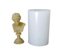 Statue Silicone Mold Non-Stick Easy to De- for Making Sculpture Figurine Decor Plaster Statue Silicone Mold