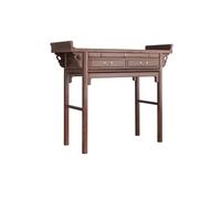 Statue Stand/Buddha Shelf Home Black Walnut with Drawer Standing Incense Table, Wealth Offering Buddha Fengshui Statue Display Cabinet