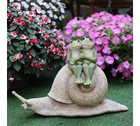Statues And Figurines Statue Ornament Outdoor Garden Courtyard Resin Turtle Snail Small Animal Ornaments Villa Gardening Creative Decoration Landscape Sculpture-Length Width Height 31