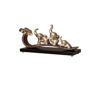 Statues Ornaments Cute Elephant Statues Home ornamental The Good Luck Elephant Good Gifts for Elephant Lovers Decoration for Home Office Decoration Gift. Sculpture Figurines