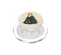 Statuesque Shiba Inu Kimono Ukiyo E Japanese Art PopSockets PopGrip for MagSafe