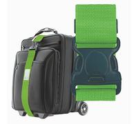 STATUS: 1 Green Luggage Strap (without lock) / Suitable for travel, strap with heavy duty 3 point clip / SGLUGSTRAP1PK6