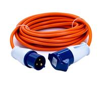 Status 10 Metre Heavy Duty Extension Lead, 2.5mm Core Cable, 16A 230V IP44 Rated for Camping, Caravan, Motorhome or Site Use, Weatherproof Outdoor Power Reel, (10M16A2.51PK4)