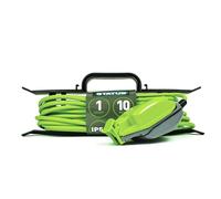 STATUS 1 Socket Extension Lead | 10m Green Waterproof Extension Cable | 13 amp Weatherproof Extension Socket | 1W10M13AIP54HFS6