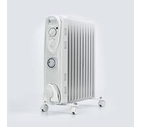 Status 2500W Oil Filled Radiator White Timer