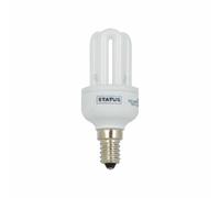 Status 11 W Small Edison Cap Low Energy T2 Mini Stick CFL Bulb - White