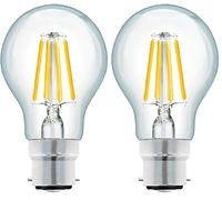 Status 11w : 100w : 1520 lumens Filament LED - A70 GLS - BC - Clear - Day Light - 1 pk Box - in White CDU (Pack of 2)