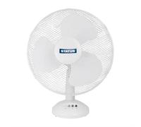 Status 12" Desk Fan White - S12DESKFAN