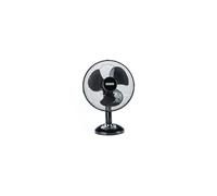 Status: 12 Inch Oscillating Black Portable Fan / 3 Speed Adjustable Angle Fan/Powerful Airflow for Heat Waves, Easy Mobility, for Any Room from Bedroo
