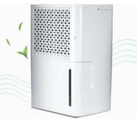 Status 12L Ultra-Quiet Dehumidifier, 220W Portable Moisture Remover, White