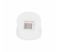 Mains Plugs - White - Pack of 12