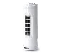 Status 14 Inch Tower Fan with 3 Speed Settings, Oscillating Slim Cooling Fan with Carry Handle for Bedroom, Living Room and Office, White (S15TOWERFAN1PKB)