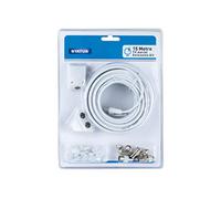 STATUS TV Aerial Cable Extension Kit | White 15m TV Cable | Extension Lead | S15MTVAEKX12