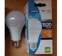 Status 15w GLS LED Light Bulb Lamp 100w ES Pack of 2