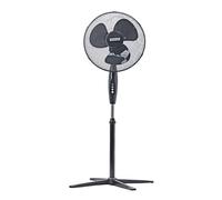 Status 16 Inch Black Standing Fan, Oscillating, 3 Speed, Adjustable Angle, Portable, Quiet Operation, For Home Office (S16BSTANDFAN1PKB)
