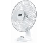 Status 16 Inch Oscillating Portable Desk Fan | 3 Speed Adjustable Angle Fan | Wh