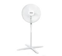 Status Standing Fan, 16 Inch Oscillating Portable Fan, 3 Speed Adjustable Angle, White, S16STANDFAN1PKB