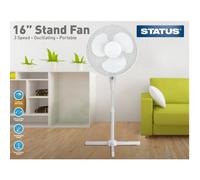 Status 16in Stand Fan (UK Plug)