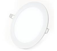 Status 18 W 1440 Lm Round LED Panel Light 22.5 cm Daylight 6500 K Pearl Recessed Ceiling Downlight for Kitchen Office Workshop, 1 Pack (18SLP225MMDL1PK6)