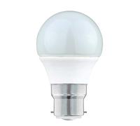 Status 2.5w = 25w = 250 lumens LED - Round - B22 - PA - Pearl - Warm White - 1 pk Box - in White CDU