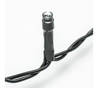 Status 200-LED White String Lights, 21m Cable with 5m Lead to First Light, Indoor and Outdoor Party Fairy Chain, IP44, Green Cable (GOTHENBURG200MW6)