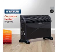 Status 2000W Convector Heater Black