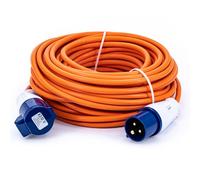Status 25M Heavy Duty Extension Lead, 2.5mm Core, 16A/230V, IP44 Weatherproof - Ideal for Camping, Caravans, Motorhomes & Construction Sites (25M16A2.51PK4)