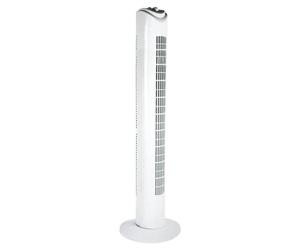 Status 32" Tower Fan Oscillating Timer Cooling 3 Speed White