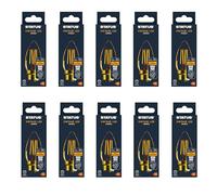 Status 4.5w = 410 lumens - Antique - C35 Candle - BC - Golden - LED Filament - 1 pk Box - in White CDU