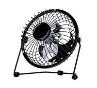 Status 4" Mini USB Metal Fan -black