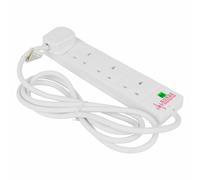 Status 4 Way Surge Protection Extension Socket with Neon Indicator