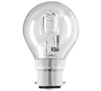 Status 42SHRBCC1PK8 Halogen Round Bulbs B22, 42/55 W, Set