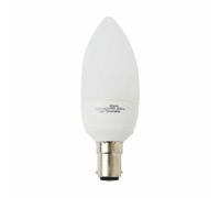 Status 5 W Small Bayonet Cap Low Energy Candle Bulb - White