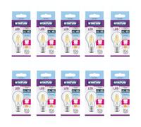Status 6.5w = 60w = 806 lumens Filament LED - A55 GLS - BC - Clear - Day Light - 1 pk Box - in White CDU