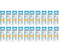Status 6.5w : 60w : 806 lumens Filament LED - Candle - SES - Clear - Warm White - 1 pk Box - in White CDU (Pack of 2)