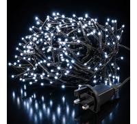 Status 720-LED Cool-White Cluster Lights, 9.3m Lit on 10m Cable