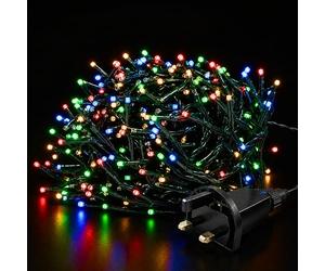 Status 720-LED Multicolour Cluster Lights, 9.3 m Lit on 10 m Lead, 8-Mode Indoor-Outdoor String for Trees & Party Décor, IP44 (NYBRO720MMC6)