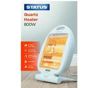 Status 800W Quartz Heater, White