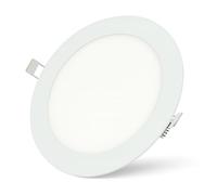 Status 9 W 720 Lm Round LED Panel Light 15 cm Cool-White Pearl Recessed Ceiling Downlight for Kitchen Office Retail, 1 Pack (9SLP150MMCW1PK6)