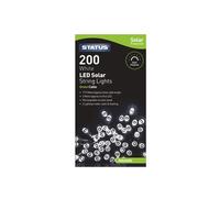 Status Adelaide - 200 - White - LED - Solar - String Lights