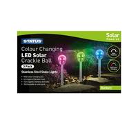 Status Color Changing 6cm Crackle Skate Lights, Pack of 3, Rechargeable Battery Included, BUNBURYSSCC63PK6