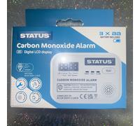 STATUS Monoxide Alarm, Home Carbon Monoxide Detector including Batteries, SDCMA2XAA1PB4