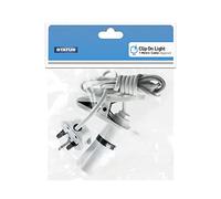 Status Clip On Light | White Clip On Bedside Light | 1m Cable Extension Light | SCOL1MPB1PKX12